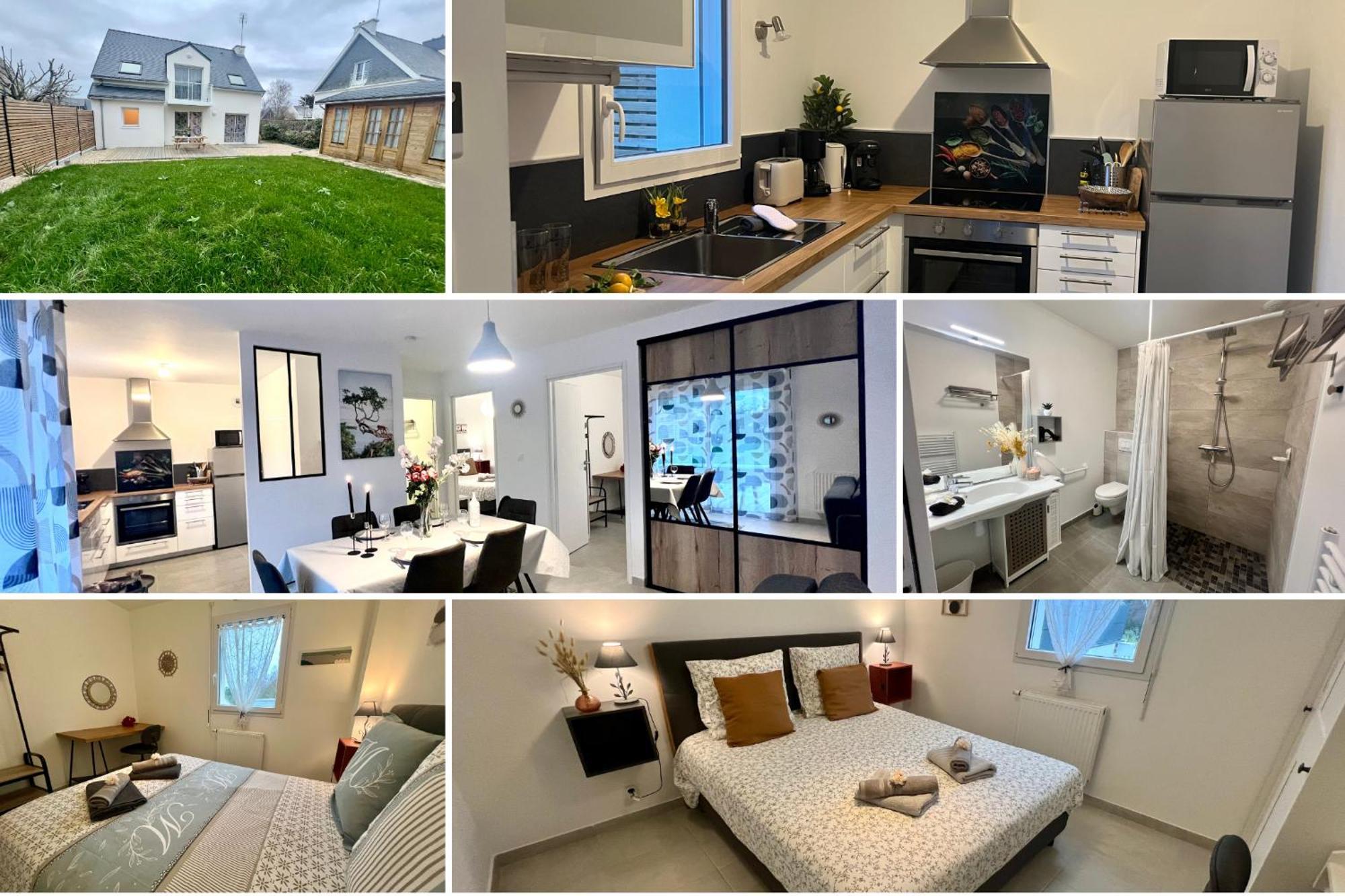 Le Belaven, Neuf, Cosy, Terrasse, Jardin, Kerfany Plage, 1 A 6 Pers Moëlan-sur-Mer المظهر الخارجي الصورة