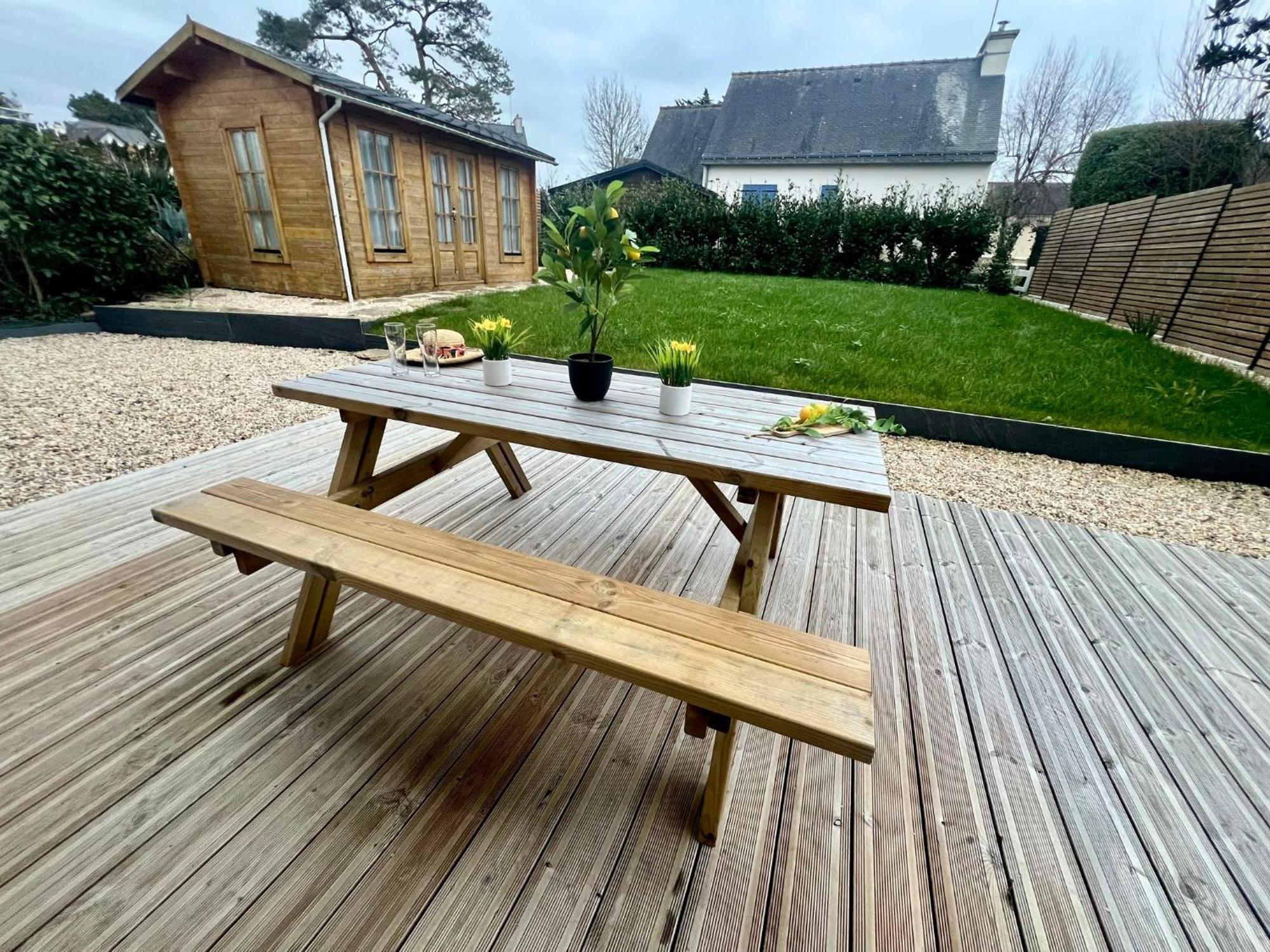 Le Belaven, Neuf, Cosy, Terrasse, Jardin, Kerfany Plage, 1 A 6 Pers Moëlan-sur-Mer المظهر الخارجي الصورة