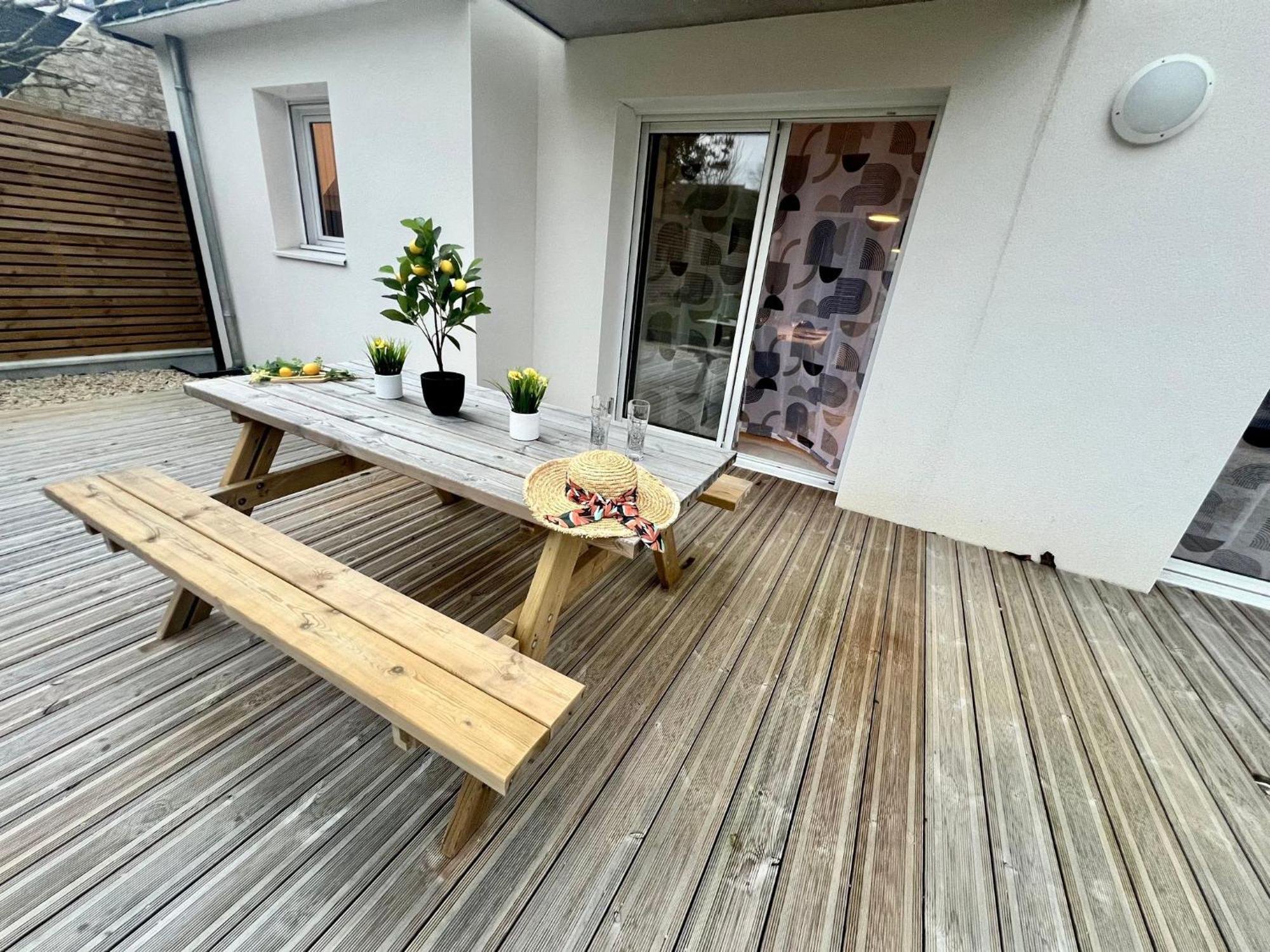 Le Belaven, Neuf, Cosy, Terrasse, Jardin, Kerfany Plage, 1 A 6 Pers Moëlan-sur-Mer المظهر الخارجي الصورة